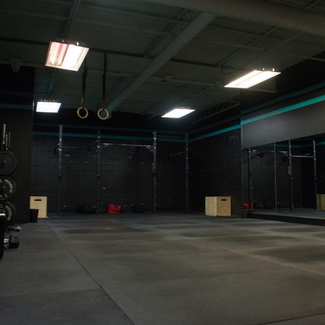 CrossFit room for 24 hour gym membership